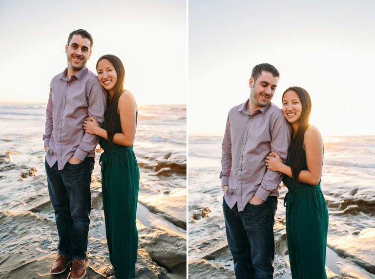 La Jolla Beach Engagement Photoshoot