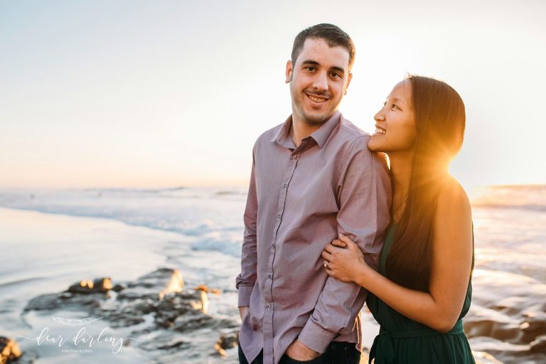 La Jolla Beach Engagement Photoshoot