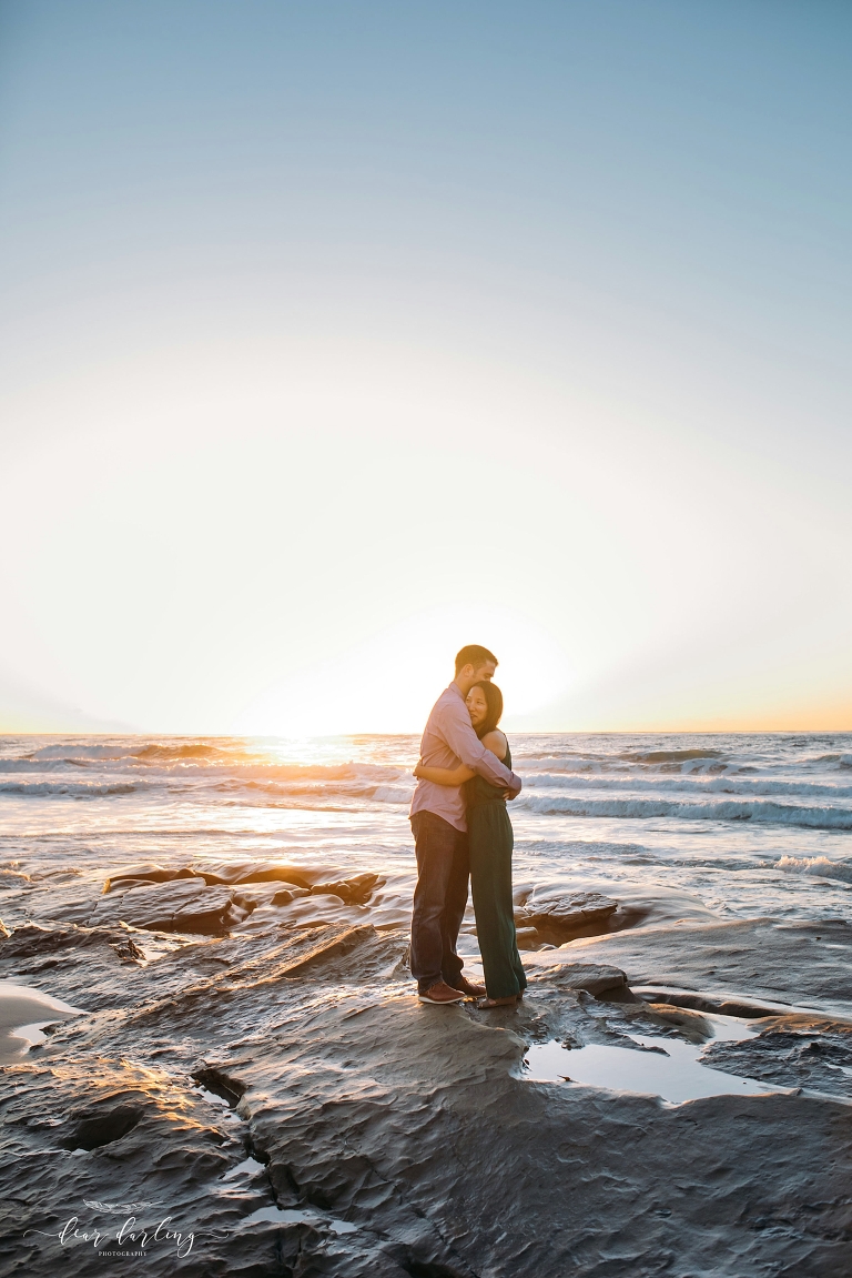 La Jolla Beach Engagement Photoshoot