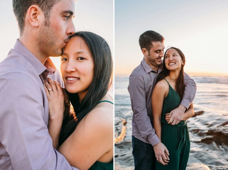 La Jolla Beach Engagement Photoshoot