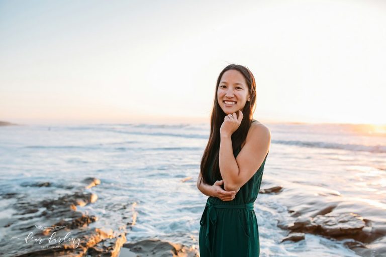La Jolla Beach Engagement Photoshoot