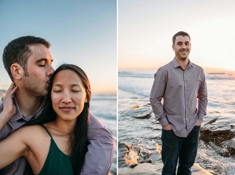 La Jolla Beach Engagement Photoshoot