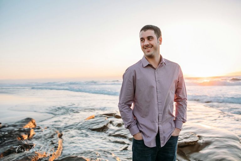 La Jolla Beach Engagement Photoshoot