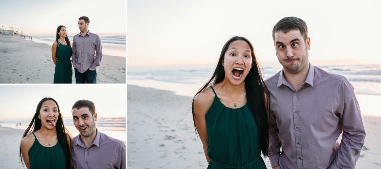 San Diego Beach Engagement Photoshoot 