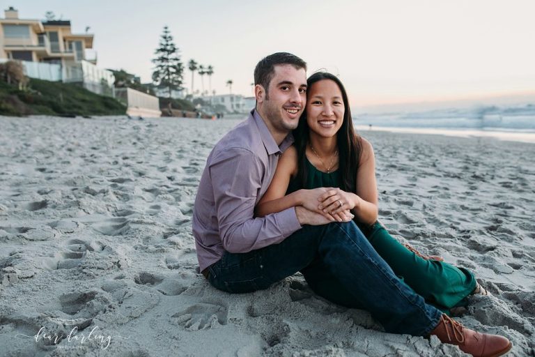San Diego Beach Engagement Photoshoot 