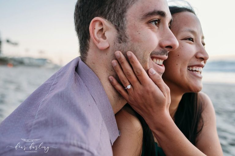 San Diego Beach Engagement Photoshoot 