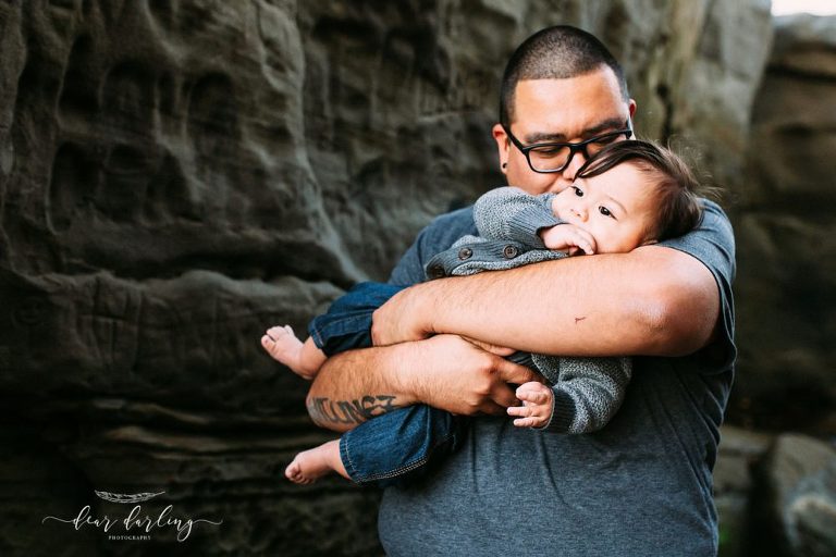 Dad and baby pose ideas
