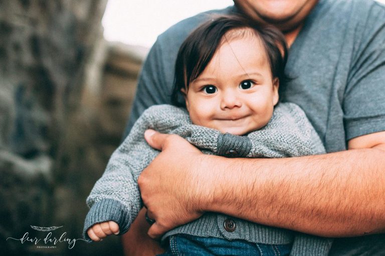 Dad and baby pose ideas