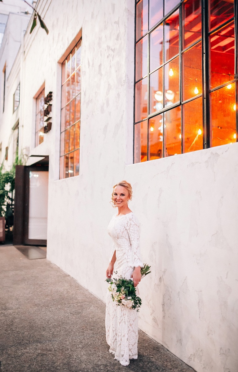 Luce Loft Wedding Venue Pose