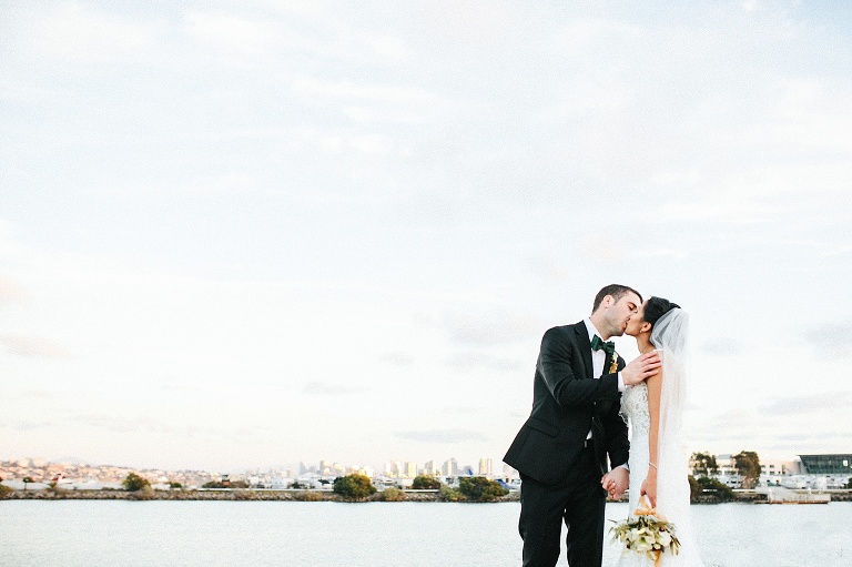 Liberty Station Wedding Couple