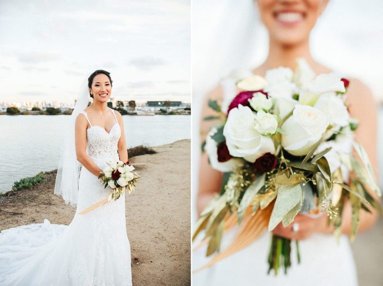 Liberty Station Wedding Couple