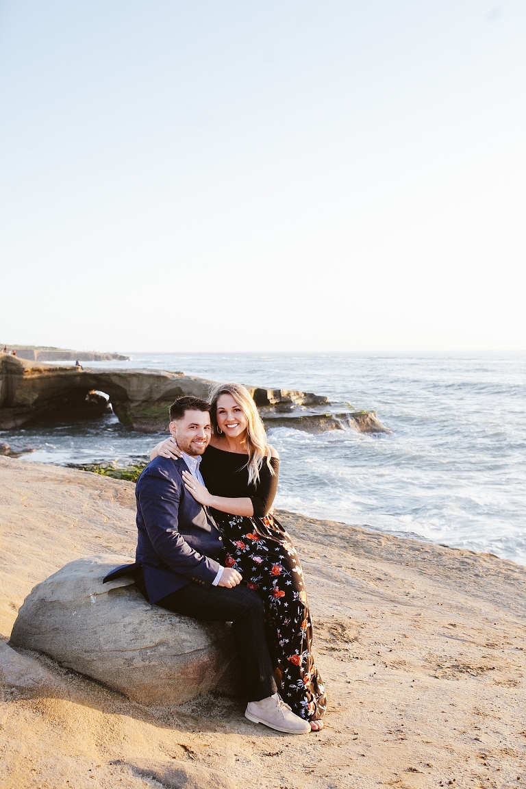 Sunset Cliffs Engagement Photographer