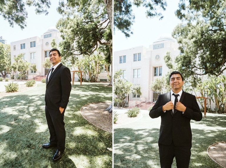 San Diego Court Wedding Intimate 