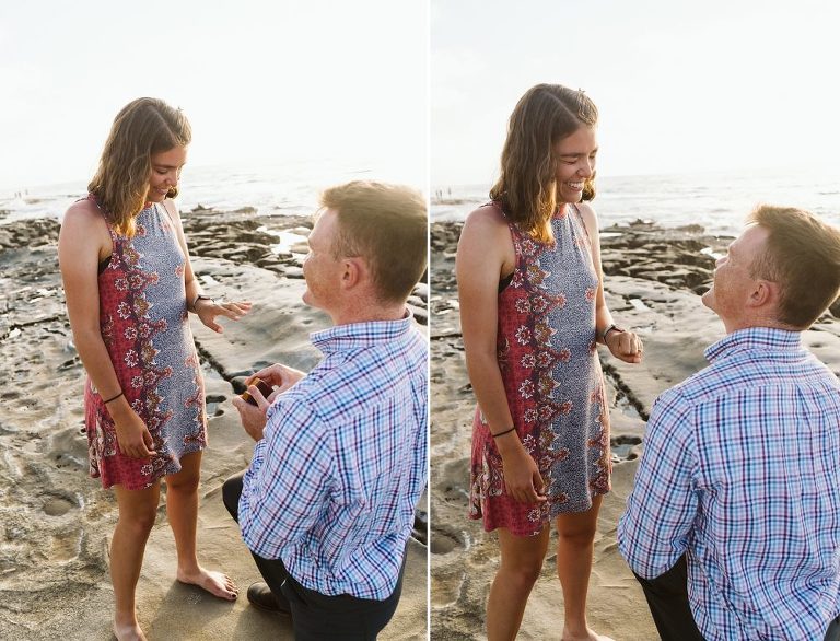 La Jolla Surprise Proposal Shoot