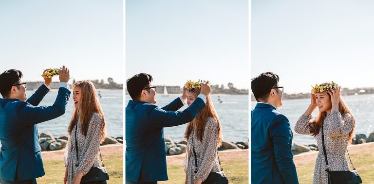 Seaport Village Wedding Surprise Proposal