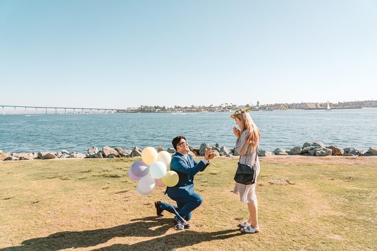 Seaport Village Wedding Surprise Proposal