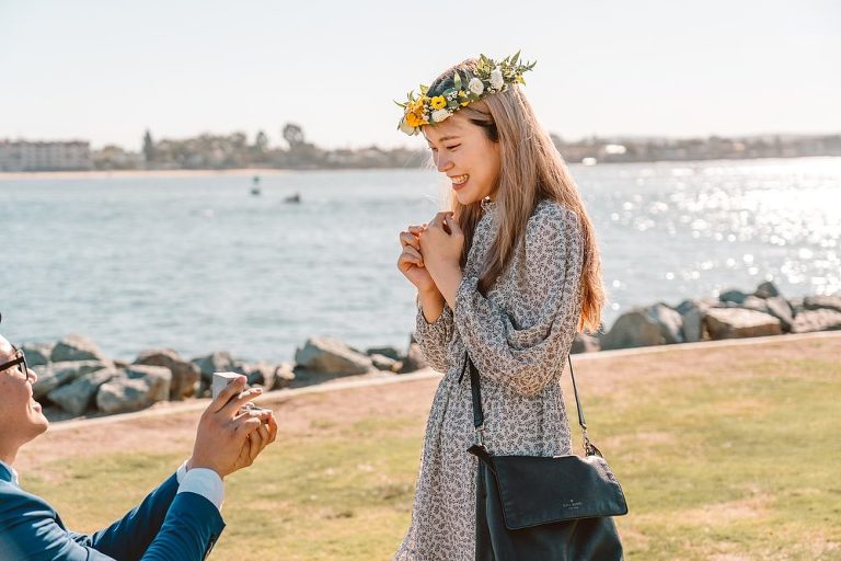 Seaport Village Wedding Surprise Proposal