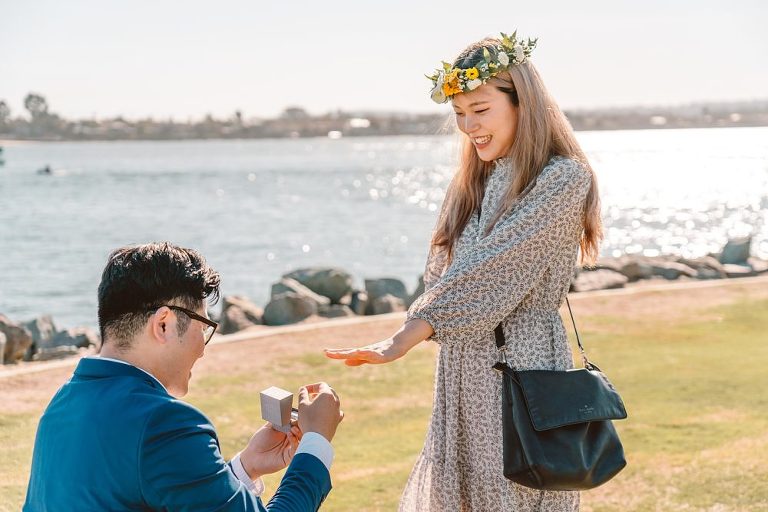 Seaport Village Wedding Surprise Proposal