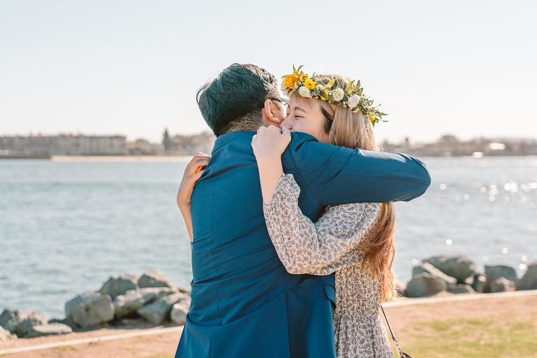 Seaport Village Wedding Surprise Proposal