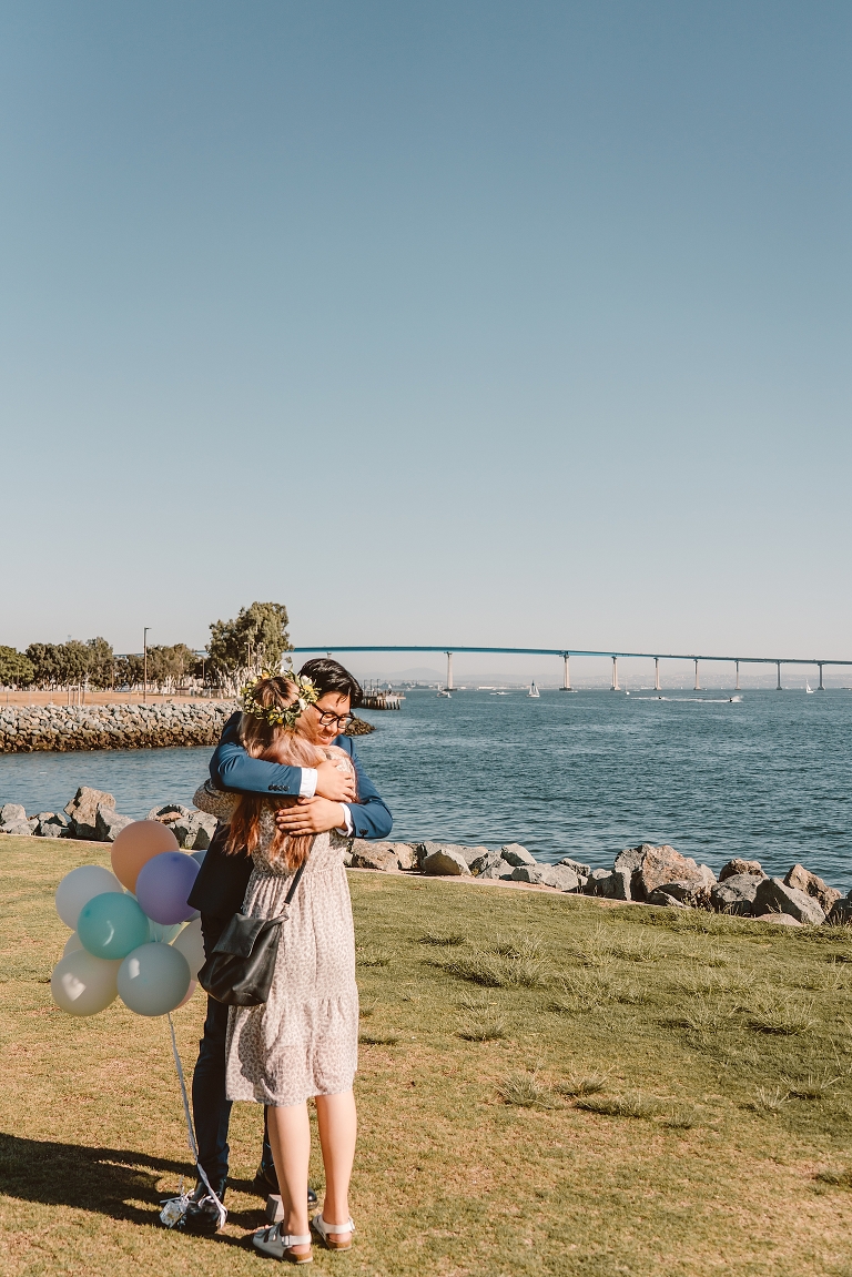 Seaport Village Wedding Surprise Proposal