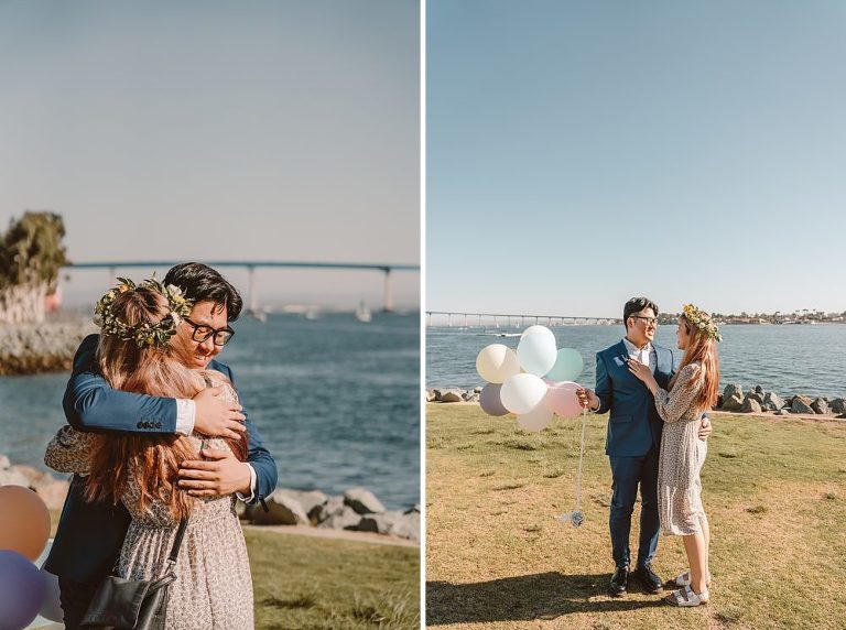 Seaport Village Wedding Surprise Proposal
