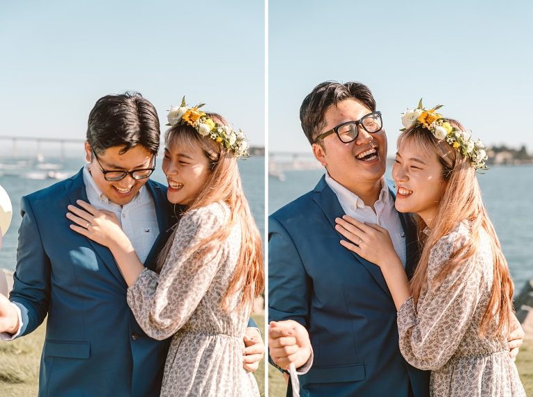 Seaport Village Wedding Surprise Proposal