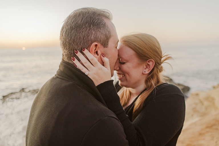 Sunset Cliffs San Diego Surprise Proposal Photoshoot