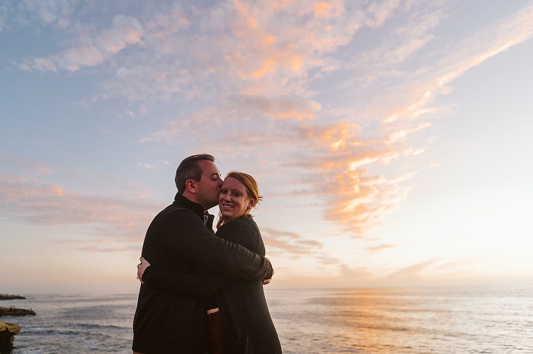Sunset Cliffs San Diego Surprise Proposal Photoshoot