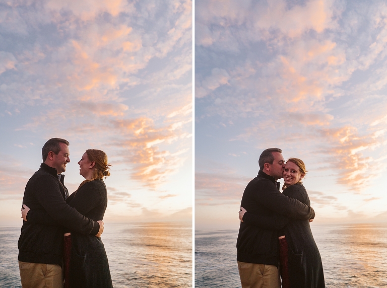 Sunset Cliffs San Diego Surprise Proposal Photoshoot