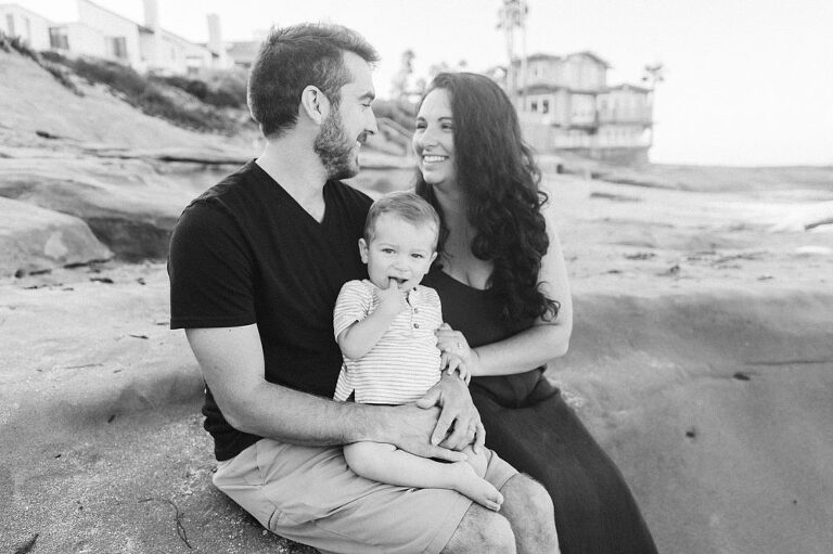 La Jolla Beach Family Photoshoot