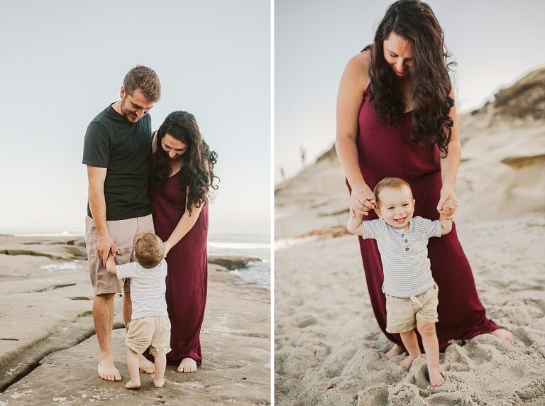 La Jolla Beach Family Photoshoot