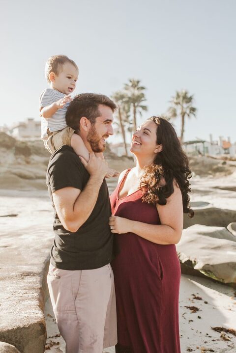 La Jolla Beach Family Photoshoot