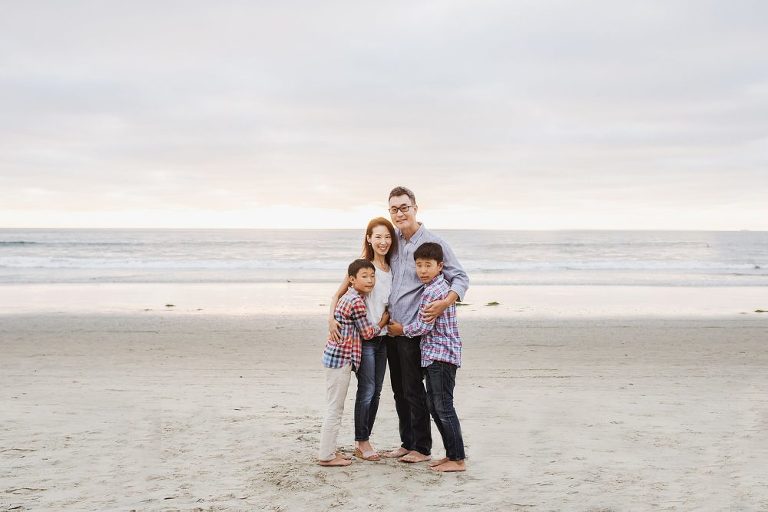 Del Mar Beach Family Photoshoot