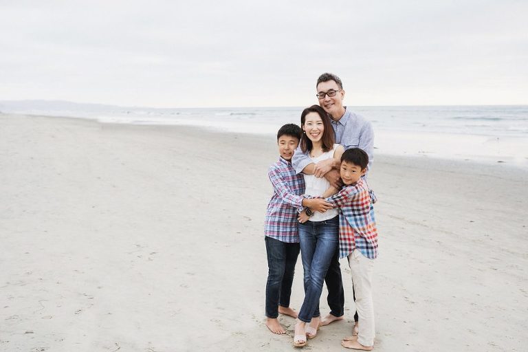 Del Mar Beach Family Photoshoot
