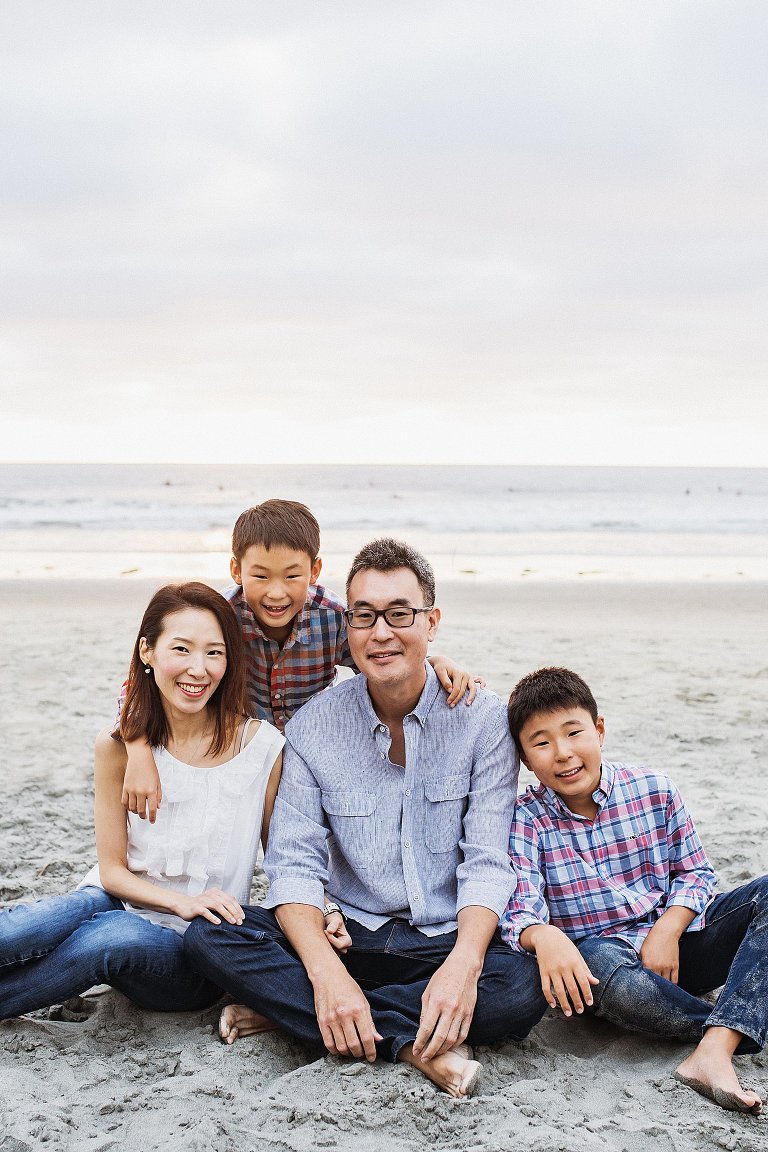 Del Mar Beach Family Photoshoot