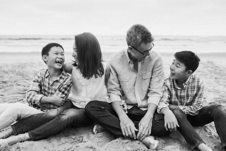 Del Mar Beach Family Photoshoot
