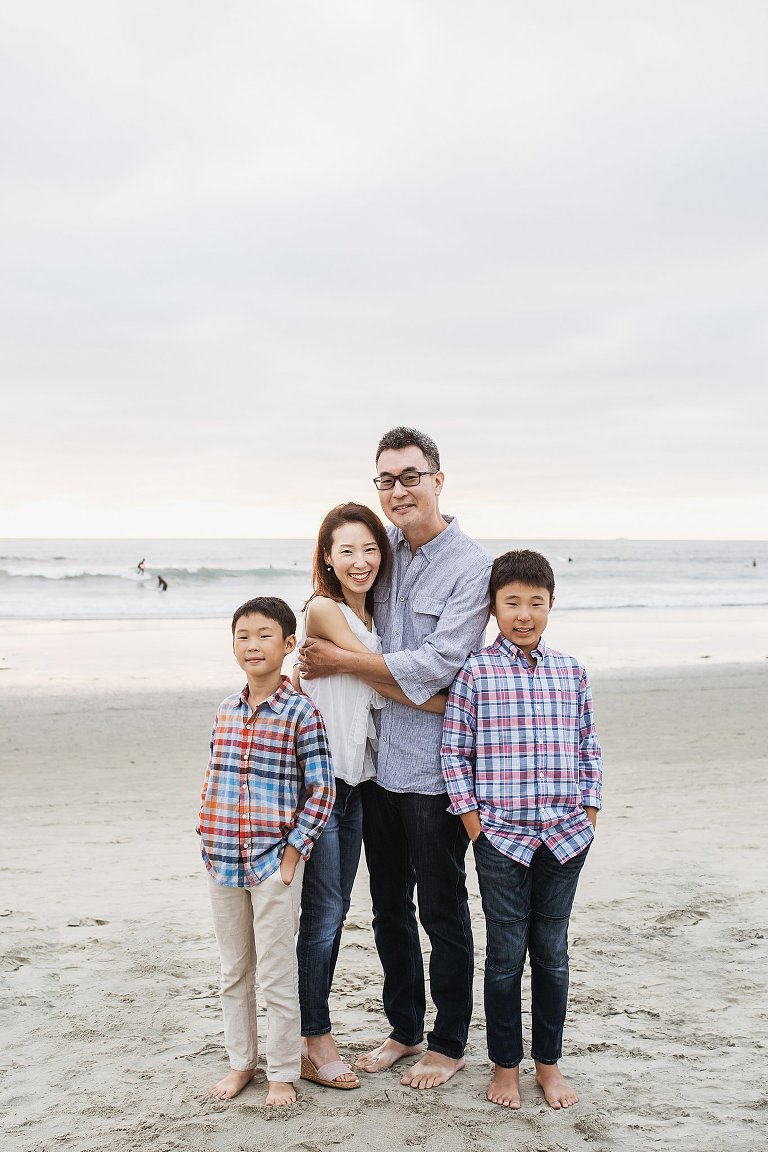 Del Mar Beach Family Photoshoot