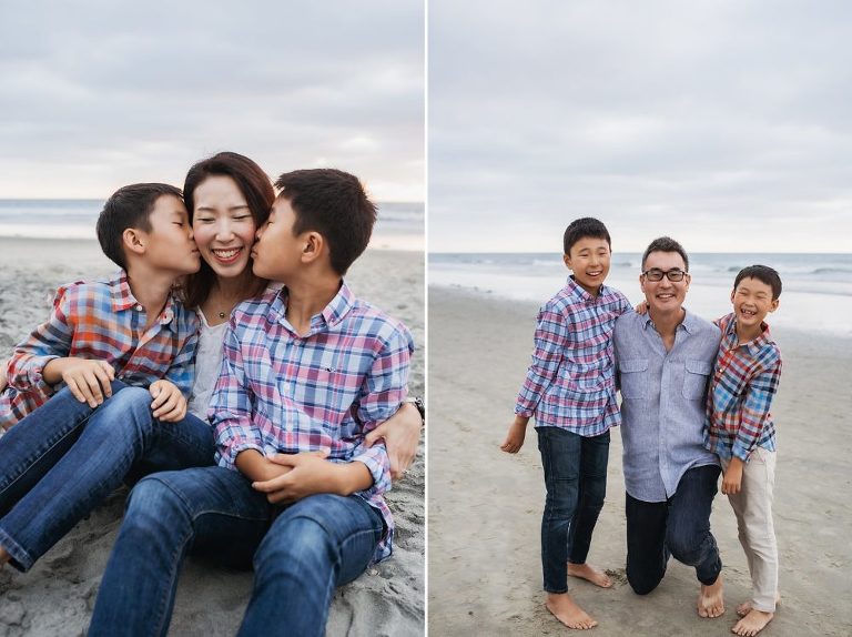 Del Mar Beach Family Photoshoot