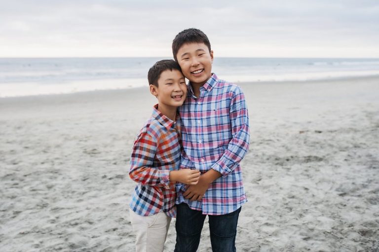 Del Mar Beach Family Photoshoot