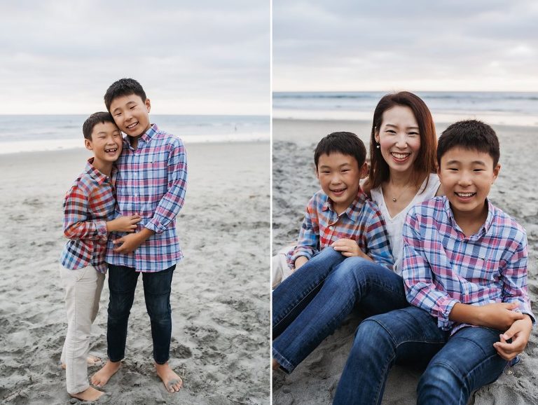 Del Mar Beach Family Photoshoot