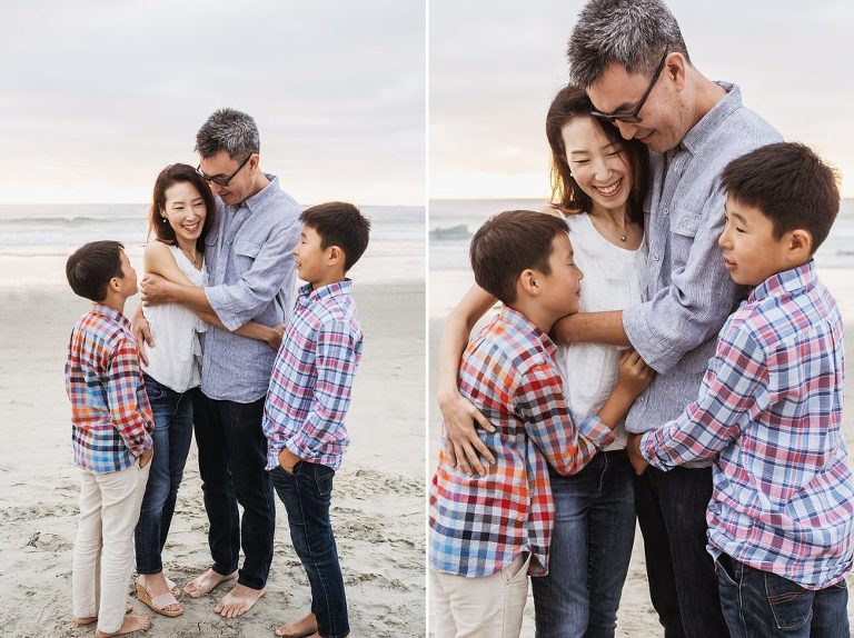 Del Mar Beach Family Photoshoot