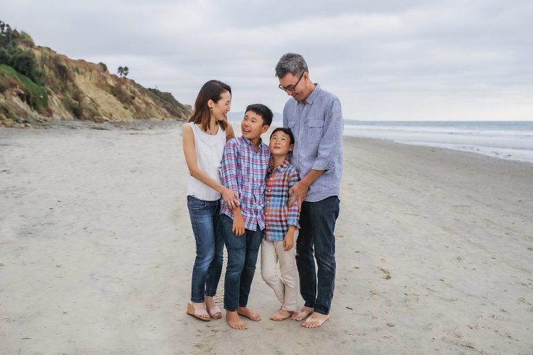 Del Mar Beach Family Photoshoot