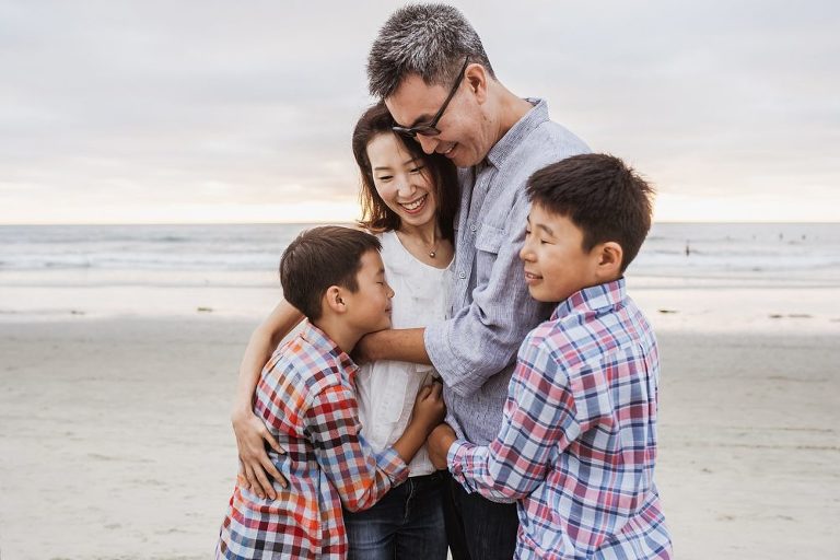 Del Mar Beach Family Photoshoot