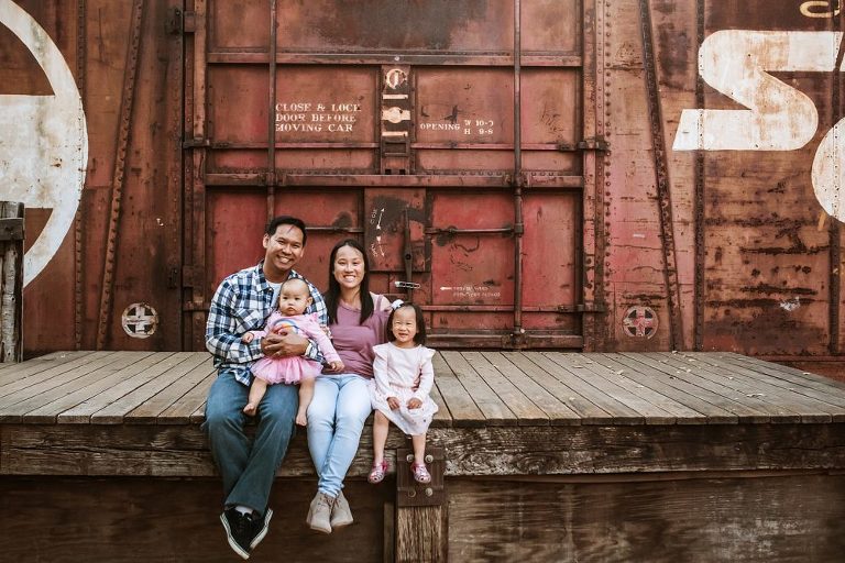 Poway San Diego Railroad Family Photoshoot