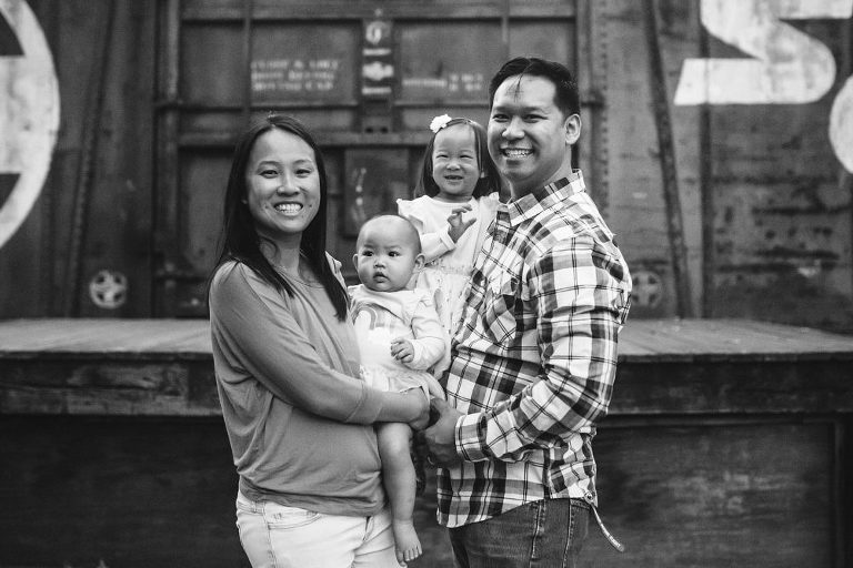 Poway San Diego Railroad Family Photoshoot