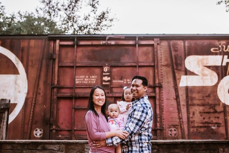 Poway San Diego Railroad Family Photoshoot