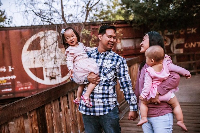 Poway San Diego Railroad Family Photoshoot