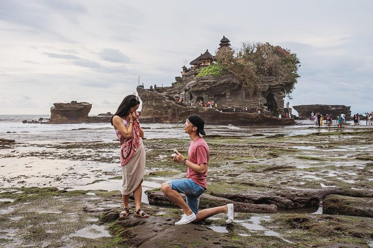 Bali Tanah Lot Surprise Proposal