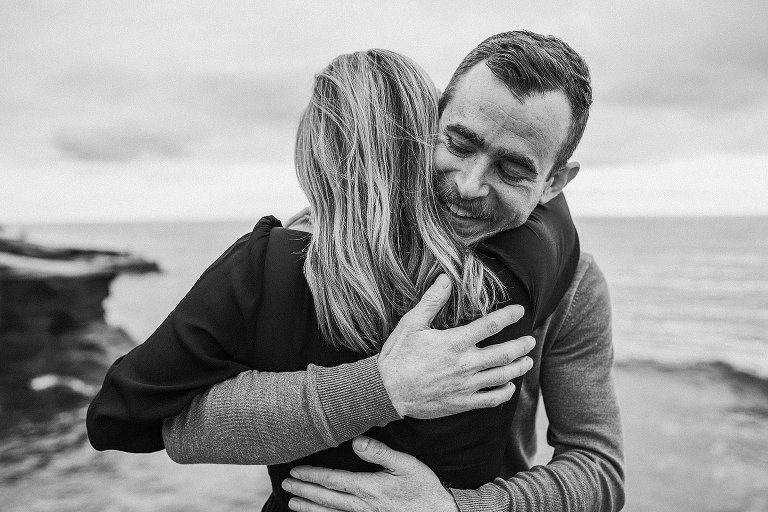 Sunset Cliffs Surprise Proposal Photoshoot