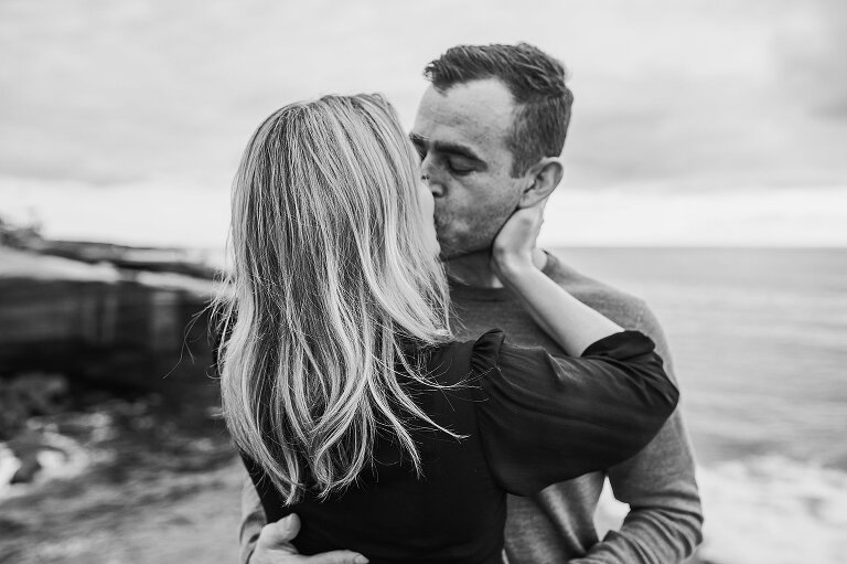Sunset Cliffs Surprise Proposal Photoshoot